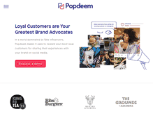 Tablet Screenshot of popdeem.com